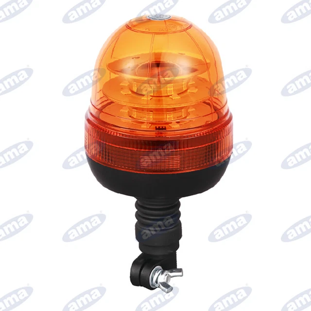 LAMPEGGIANTE LED ROTANTE A INNESTO 12V 24V OMOLOGATO PER TRATTORE CAMION - Foto 5