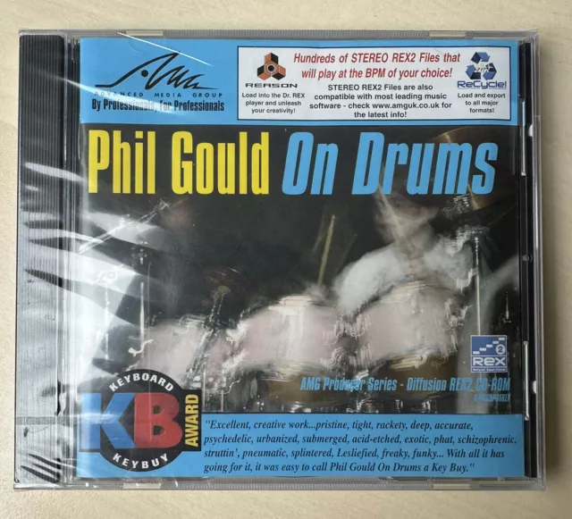 Phil Gould On Drums - Rare Sample CD.  Rex Format IMP - Read Description!