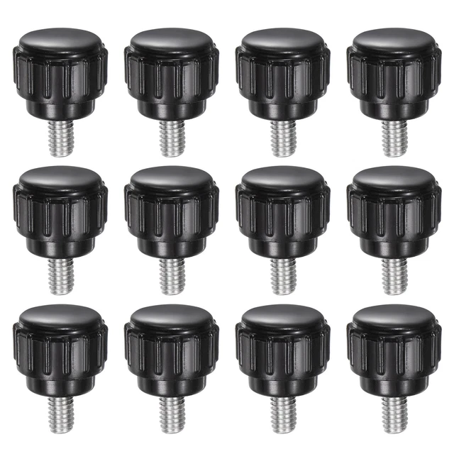 Sourcing Map Bilderrahmen-Drehknöpfe – 20 Stück, Schwarz, Mit Schrauben, 19 Mm