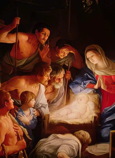 Guido Reni photo A4 adoration of the shepherds