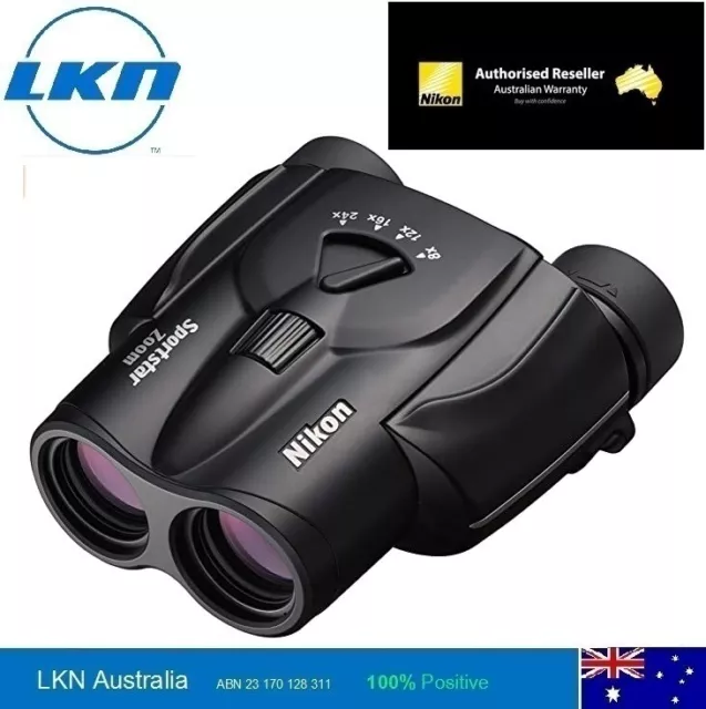 Nikon Sportstar Zoom 8-24X25 Binoculars, Black **