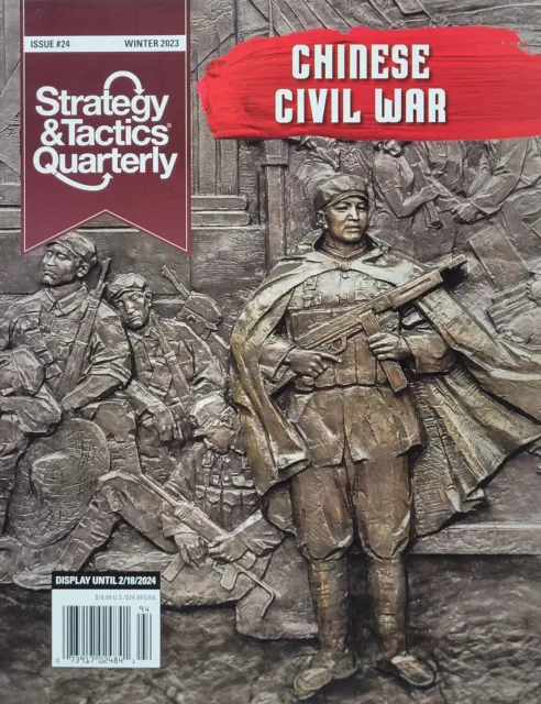 CHINESE CIVIL WAR Winter 2023 STRATEGY & TACTICS QUARTERLY Magazine #24 NEW