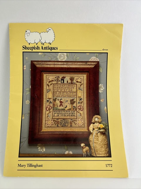 Sheepish Antiques Designs Cross Stitch Pattern #11 Mary Tillinghast 1772 Sheepish Antiques Designs Cross Stitch Pattern #11 Mary Tillinghast 1772