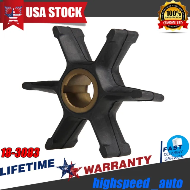 Water Pump Impeller 377230 777213 for Johnson Evinrude OMC outboard 18-3083