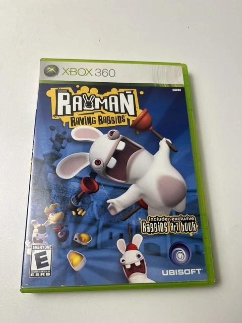 RAYMAN RAVING RABBIDS (Microsoft Xbox 360, 2007) No Manual | Tested £9. ...
