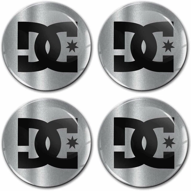 Autocollants 3D Silicone Pour Enjoliveurs - Lot De 4, Diamètre 55mm - Protection UV