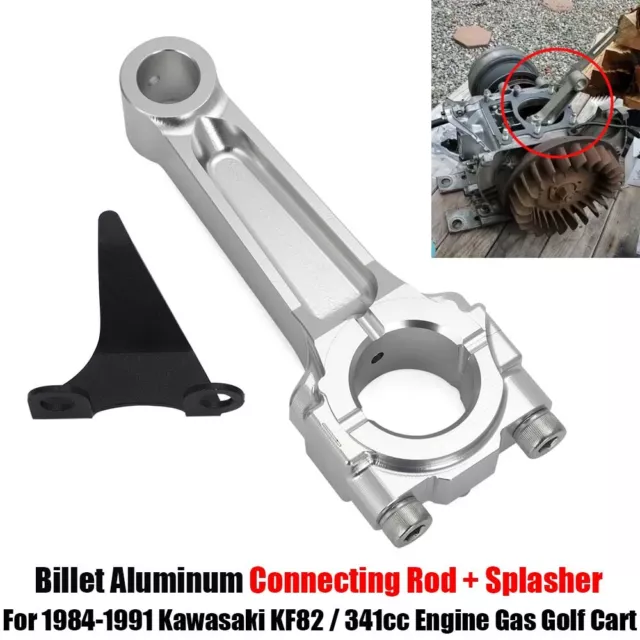 Billet Rod For 1984-1991 Kawasaki KF82 / 341cc Engine Connecting Rod & Splasher