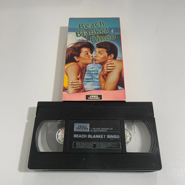 BEACH BLANKET BINGO VHS Frankie Avalon Funicello Beach Party 2