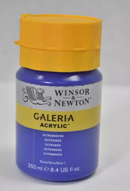 Bañera de pintura acrílica Winsor & Newton Galeria 8,4 oz 250 ml color ultramarino