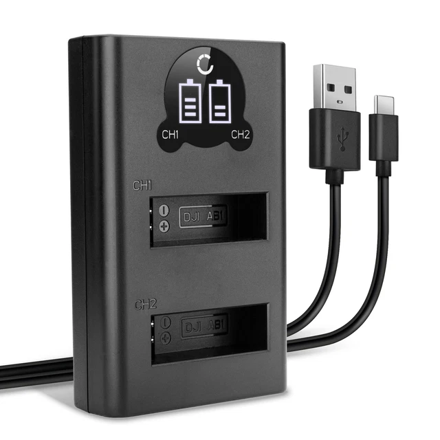 Chargeur Double USB pour DJI CP.OS.00000020.01 Osmo Action Cable de Charge