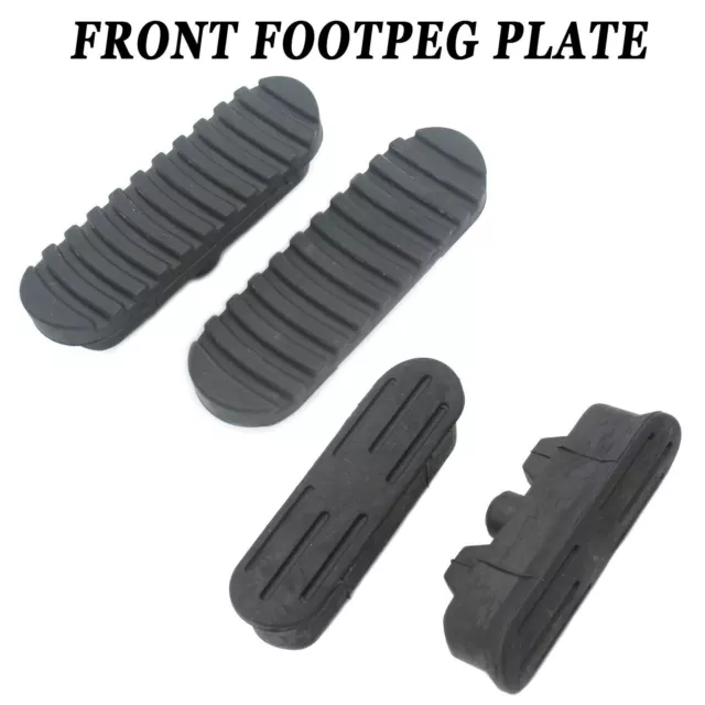 Front Footrest Cover For BMW R1200GS R1100GS F650GS Foot Pegs Pad Rubber Black