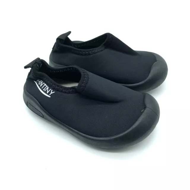 Fantiny Toddler Boys Girls Water Shoes Slip On Fabric Black US Size 5