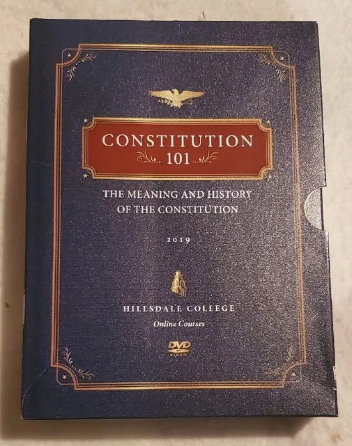 Constitution 101 Meaning and History of The Constitution Hillsdale College 3 DVD