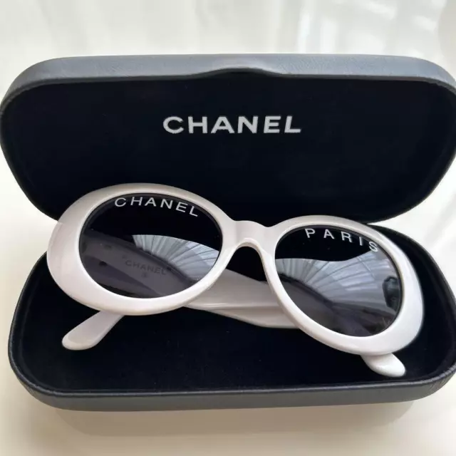 Vintage Chanel Sunglasses Black FOR SALE! - PicClick