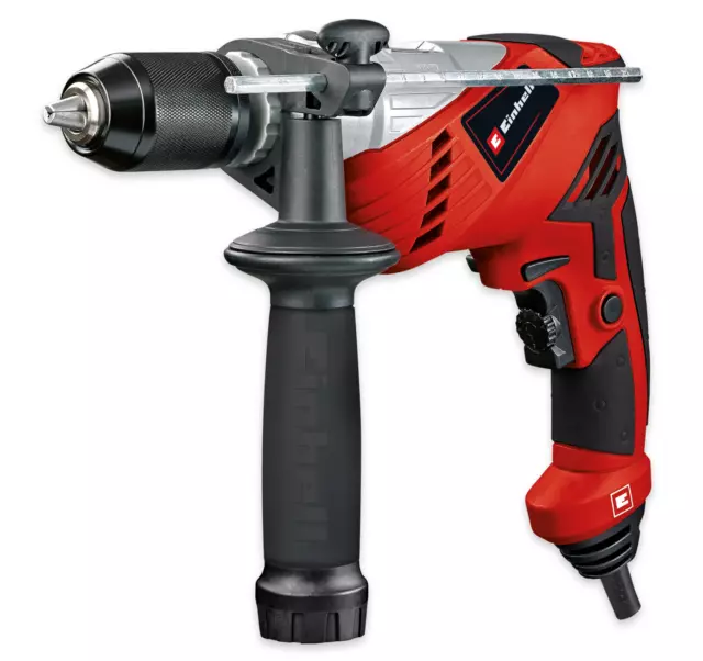 Einhell Impact Drill With Storage Case TE-ID 650 E Adjustable Tool DIY Hammer