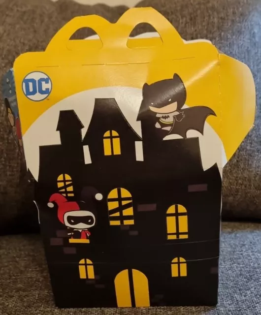 🍟🍟 McDonalds Happy Meal UK 2022 Empty Box Only - DC Comics Batman