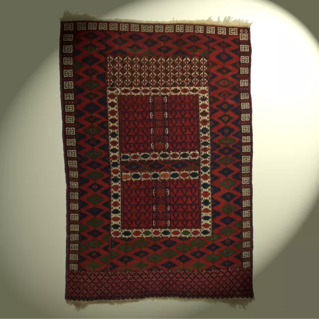 Antik Hatschlu Teppich Turkmenistan antique rug tapis tappeto alfombra carpet