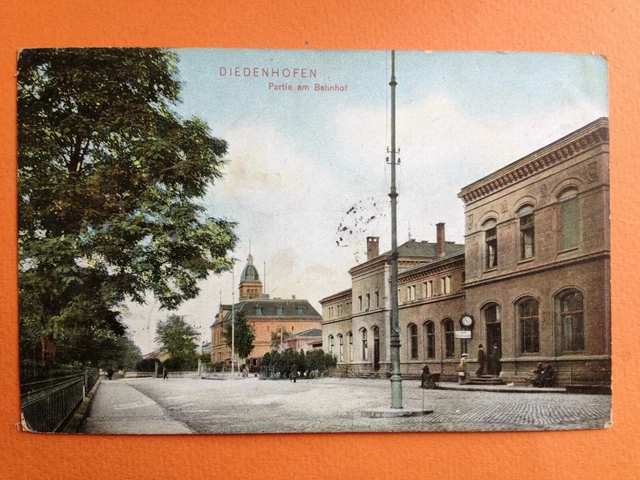 cpa 57 - DIEDENHOFEN THIONVILLE en 1908Cachet SIERCK à Mr PION 9 rue Chabanais