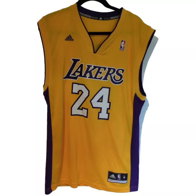 NBA Kobe Bryant LA Lakers #24 Swingman Trikot gelb mittel Adidas
