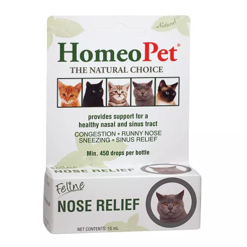 Feline Nose Relief 15 ml By HomeoPet Solutions