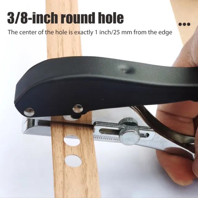 Single Hole Punch 8mm Heavy Duty Puncher Hole Edge Banding Punching Plier◎