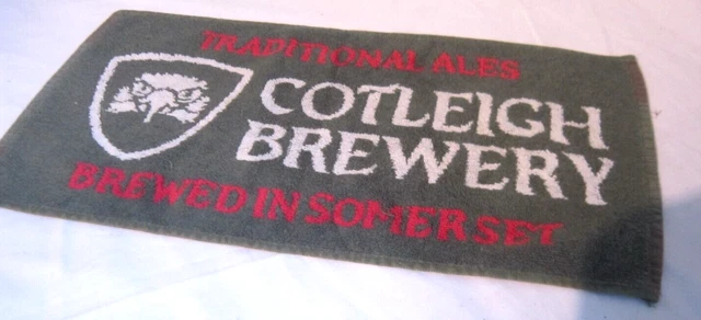 Vintage Cotleigh Brewery Bar Towel Mat Runner