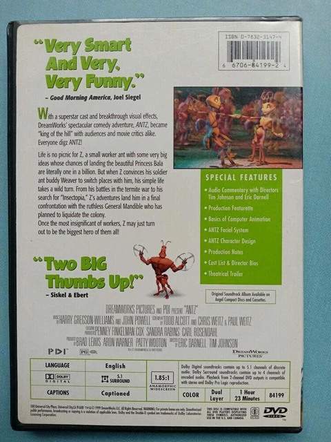 Dvd Simple ANTZ - SIGNATURE Selection - DreamWorks/ DVD Simple £2.70 - PicClick UK