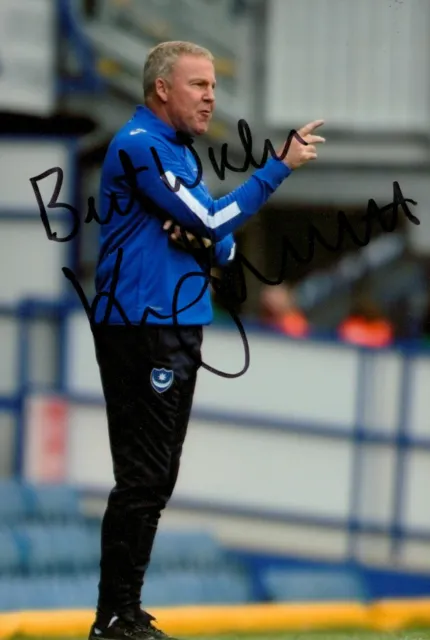 Kenny Jackett Signed 6x4 Photo Portsmouth Watford Wolves Genuine Autograph + COA