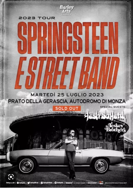 2 Biglietti Bruce Springsteen Italy Monza 25.07.2023 Pit B2