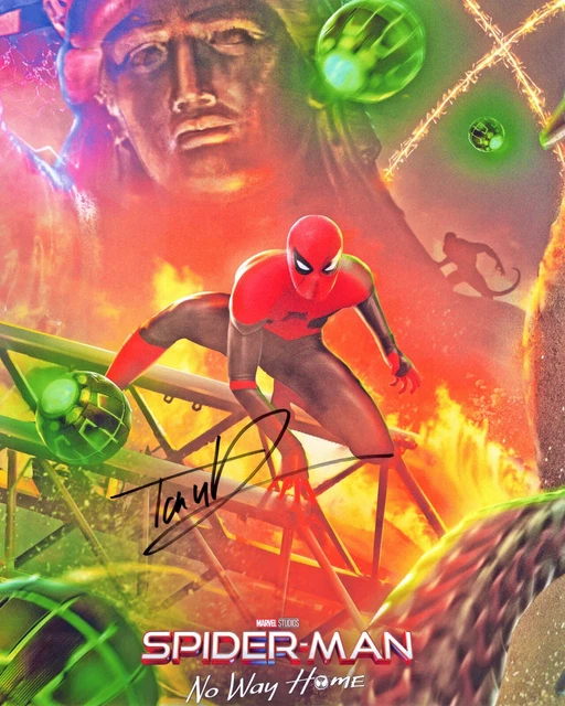 A fantastic 10x8 Autographed Photo of Tom Holland & CoA