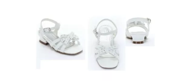 SONOMA life + style WHITE BOW Sandals MSRP$34.99 MULTIPLE SIZES NEW IN BOX