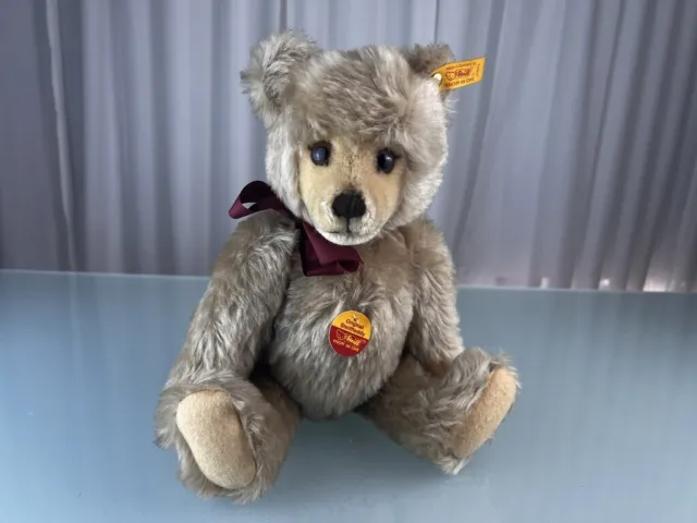 Steiff Tier 010859 Teddy Bär mit Stimme 35 cm. Top Zustand