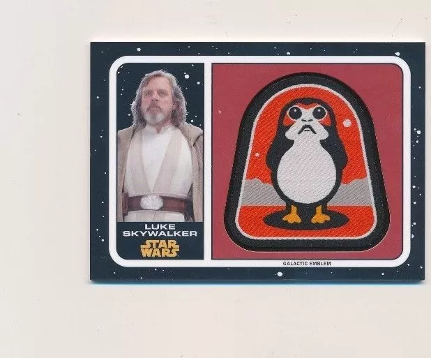 Topps Star Wars Journey To The Last Jedi Patch MP-LK Luke Skywalker