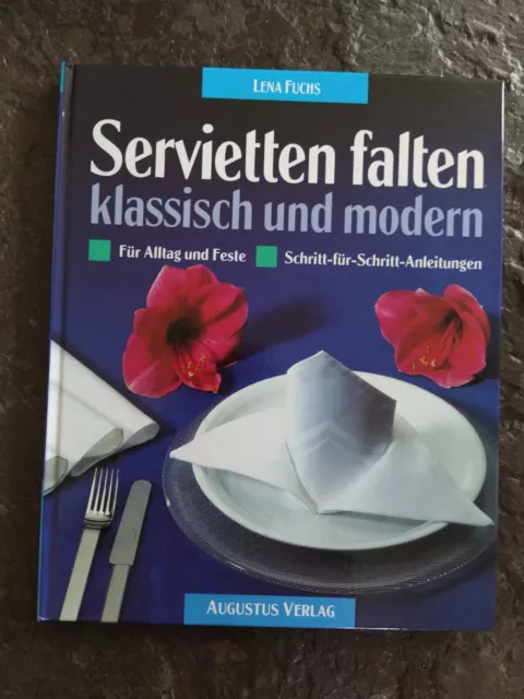 Buch "Servietten falten, klassisch und modern", Augustus Verlag