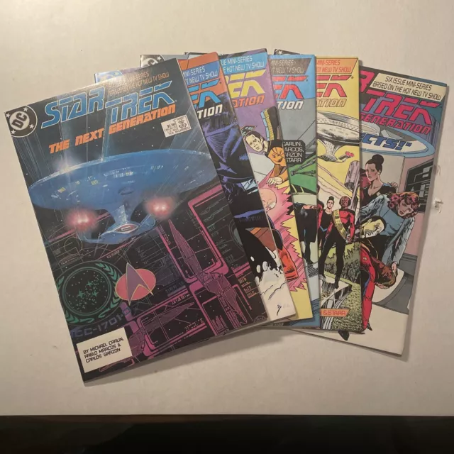 Star Trek The Next Generation 6 Iss Complete Miniseries DC Comics 1988