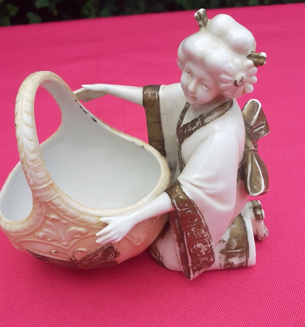 Biscuit Porcelaine 19ème - Statuette Jeune Fille - Napoléon III