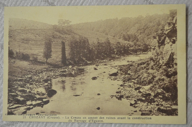CPA Ancienne Crozant (Creuse) - Carte Postale 23 - Années 1900 - Etat TB
