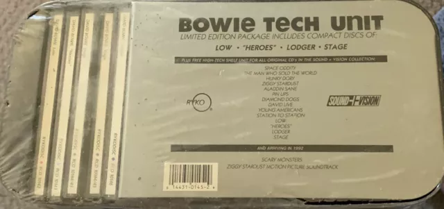 David Bowie Sound And Vision Tech Box With 5 Cds Still Sealed But Tear As Seen