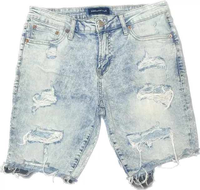 Men’s Casual Ripped Denim Distressed Jean Shorts By Size 32