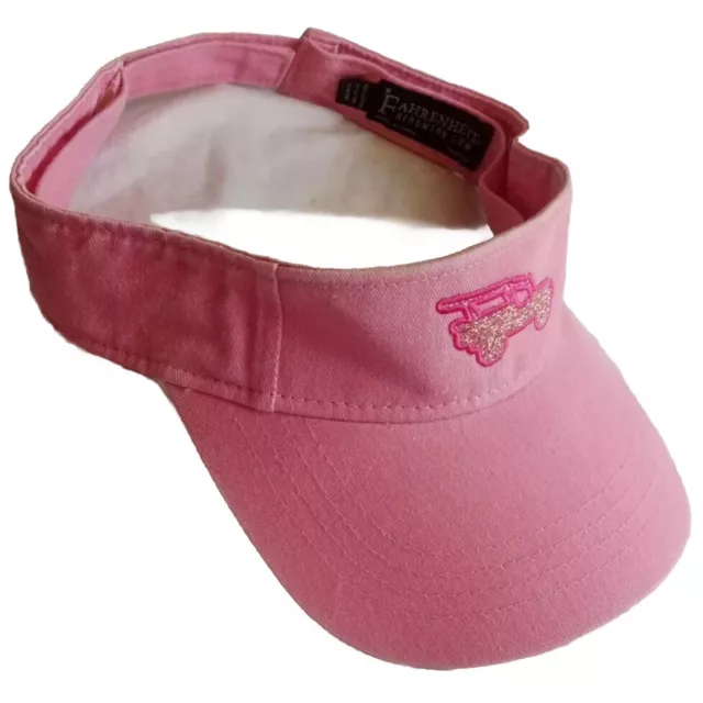 PINK JEEP VISOR Hat Adjustable ATV Glitter Sedona Tours Dolly Parton