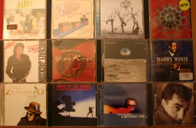 CD-Sammlung 73 CDs Rock und Pop mit Liste