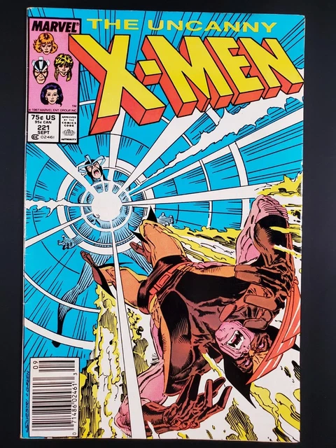The Uncanny X-men #221 Newsstand Edition Marvel 1st app. of Mr Sinister 2