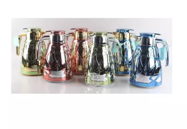 1L New Design Arabic Thermos Flask Tea Shai Coffee Vacuum Insulated Jug Eid Gift