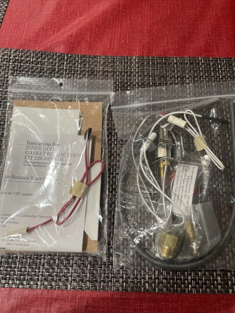 New Honeywell Water Heater Nat Gas Pilot Assembly 233-47845-05A And Gasket Kit