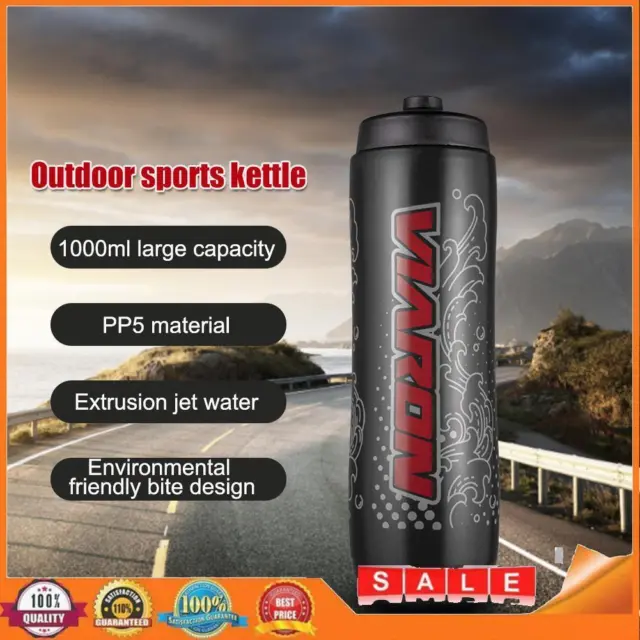 1000ml Cycling Squeeze Water Drinking Bottle Leak Proof Outdoor Sports Kettle