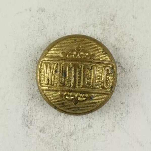 1890s Western Union Telegraph Co Uniform Button E12DT