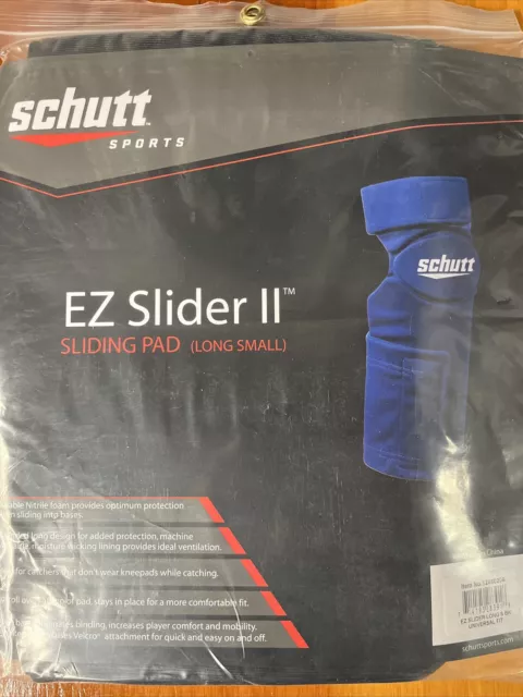 Schutt EZ Slider Sliding Knee Pad Baseball Softball Red Long Style