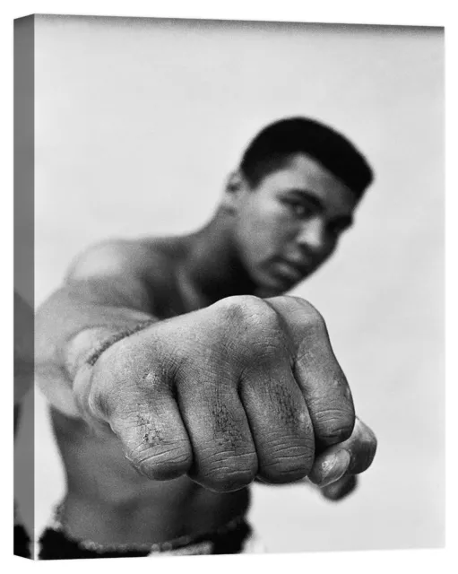 quadro Muhammad Ali Stampa su tela Canvas effetto dipinto