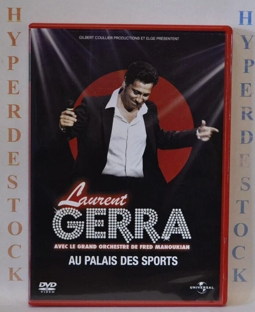 dvd laurent gerra avec le grand orchestre de fred manoukian au palais des sports