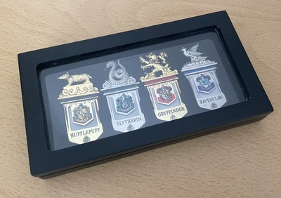 Noblecollection Harry Potter Lesezeichen - 4 Hogwarts Häuser Vergoldet
